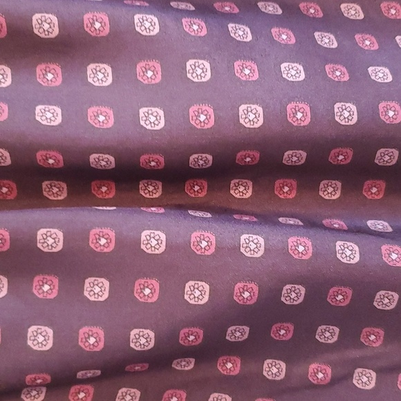 NWT Express Design Studio womens M purple 100% silk blouse - Picture 5 of 7